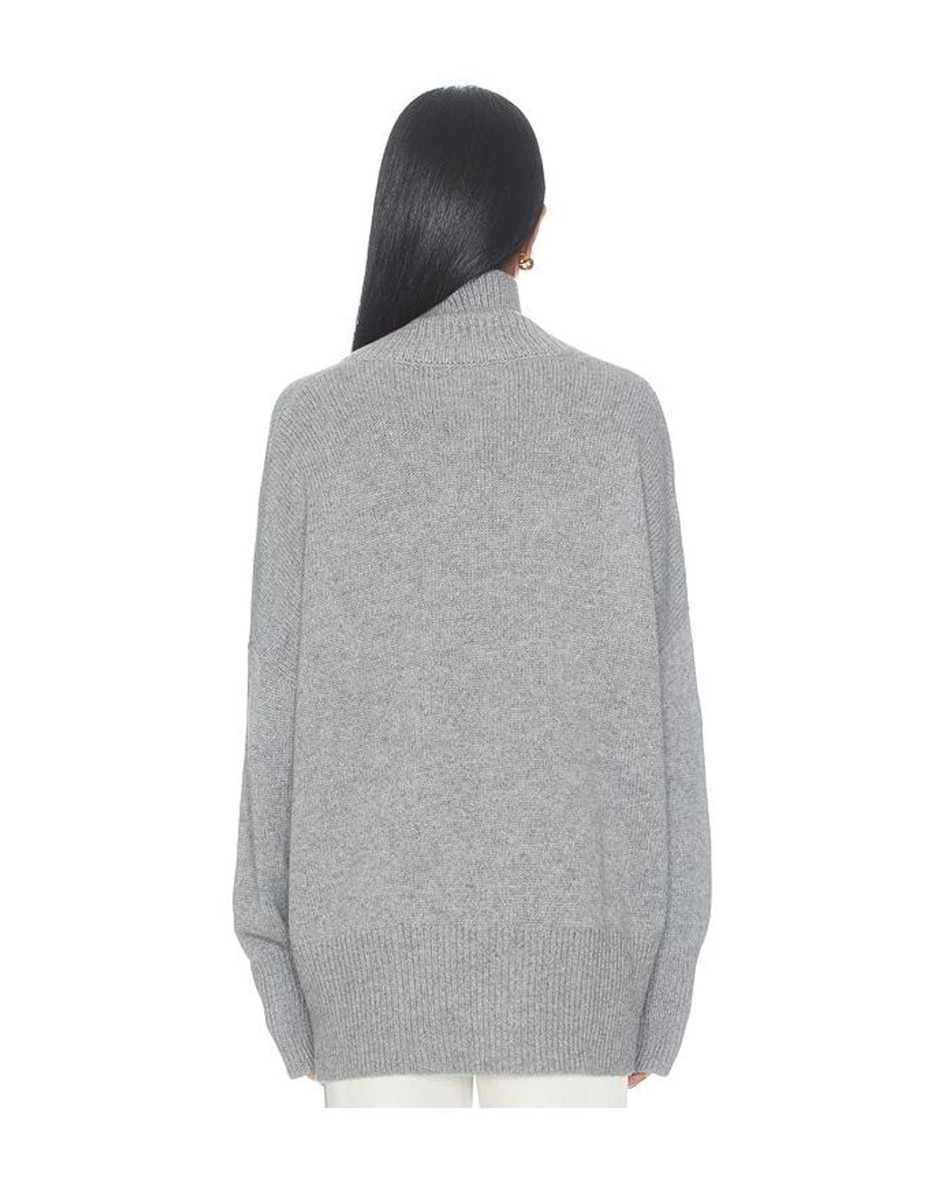 Lisa Yang Gray Heidi Sweater