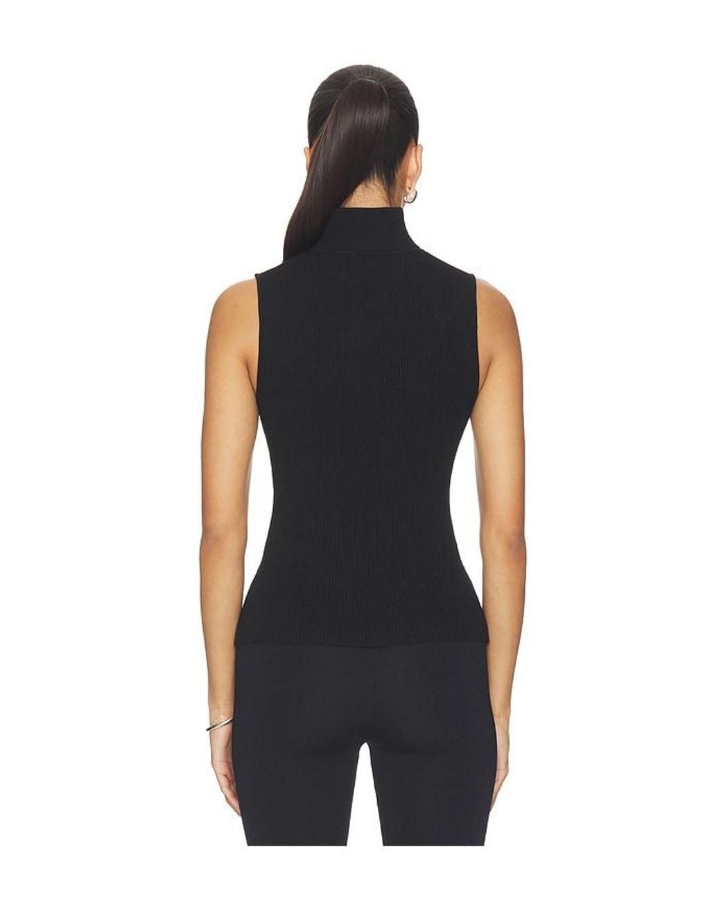 SAU LEE Blue Yara Knit Top