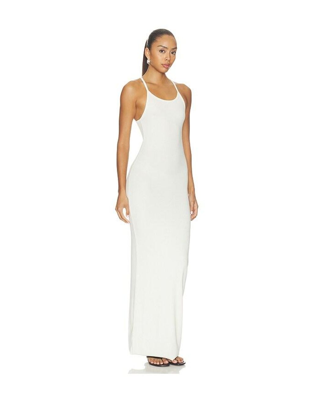 WAO White Maxi Tank Dress