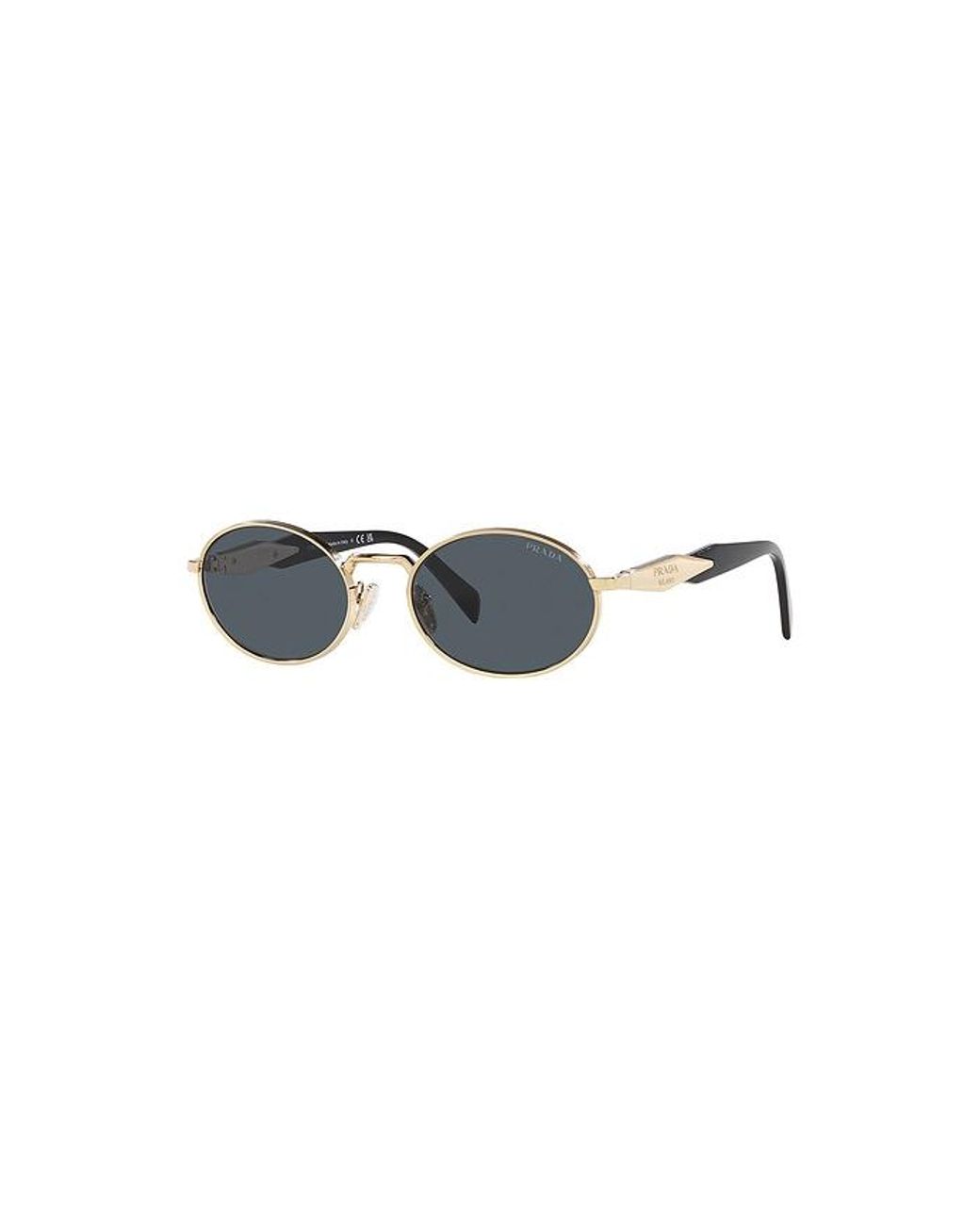 Prada Blue Round Sunglasses