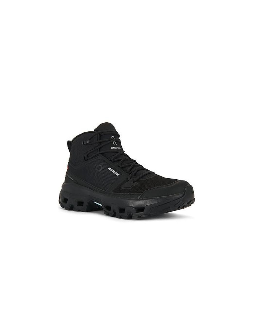 On Shoes Black Cloudrock Mid Wp for men