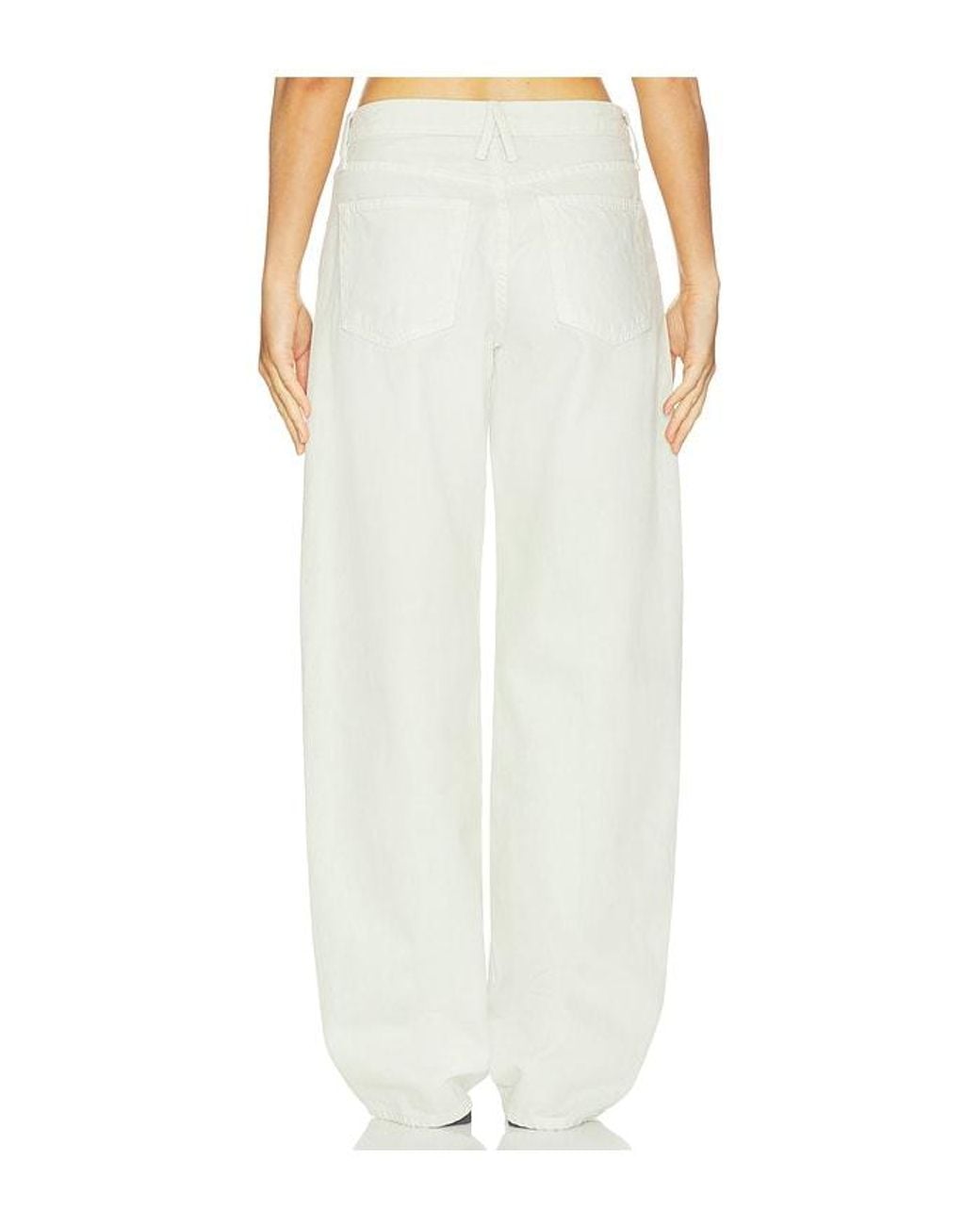 SLVRLAKE Denim White Tess Long Jeans