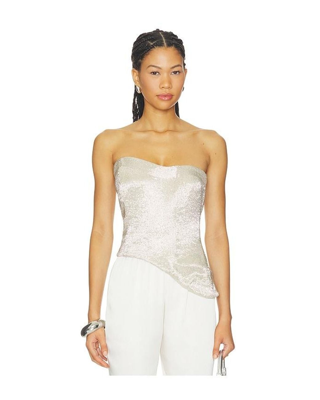MAY MASHIAH White Emma Corset