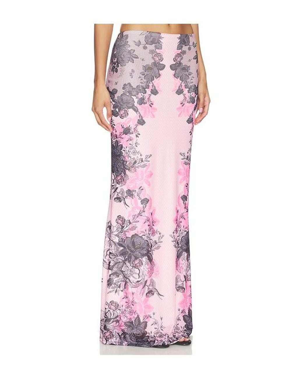 AFRM Pink Tegan Skirt
