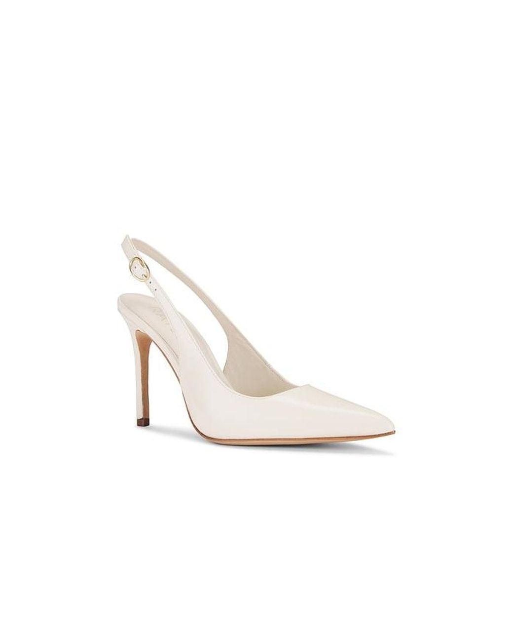 Raye White Calla Pump