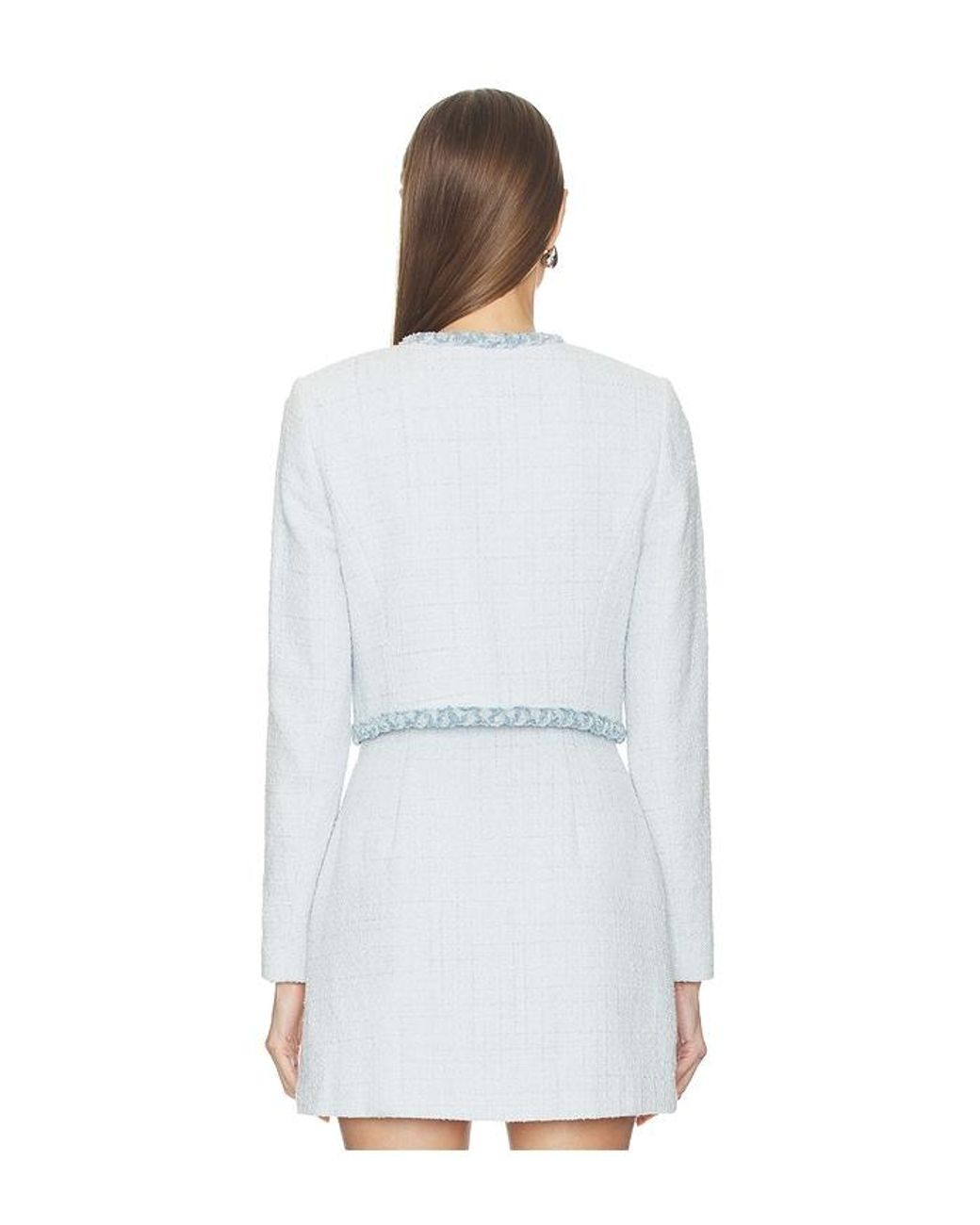 LoveShackFancy White Azula Jacket