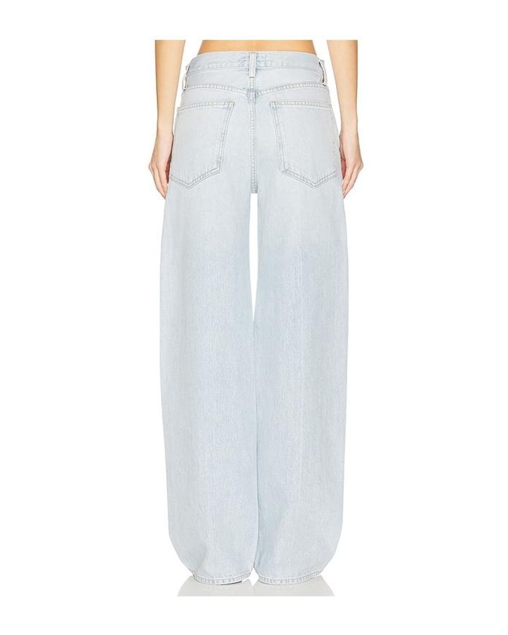 Agolde White Shona Trouser Jeans