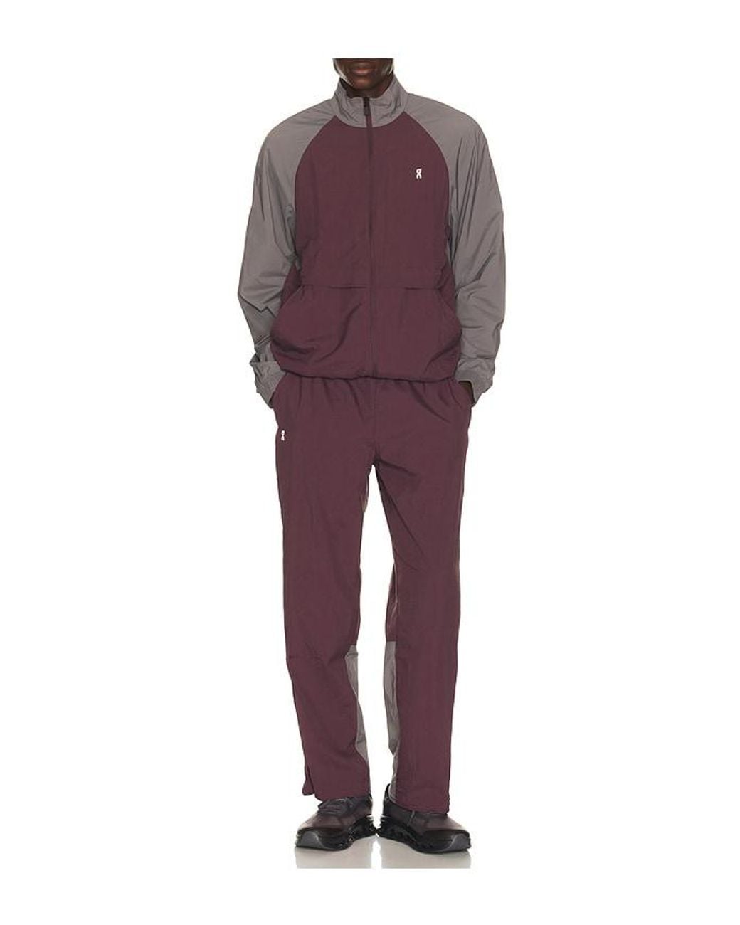 On Shoes Purple All-Day Track Jacket for men