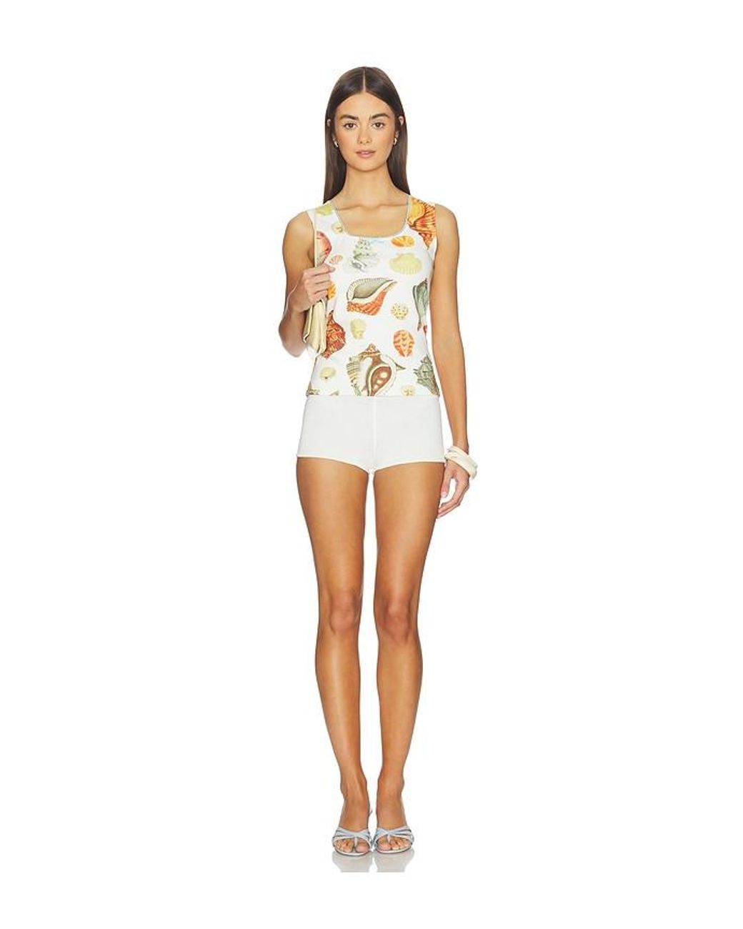 Tyler McGillivary White Collector Square Tank Top