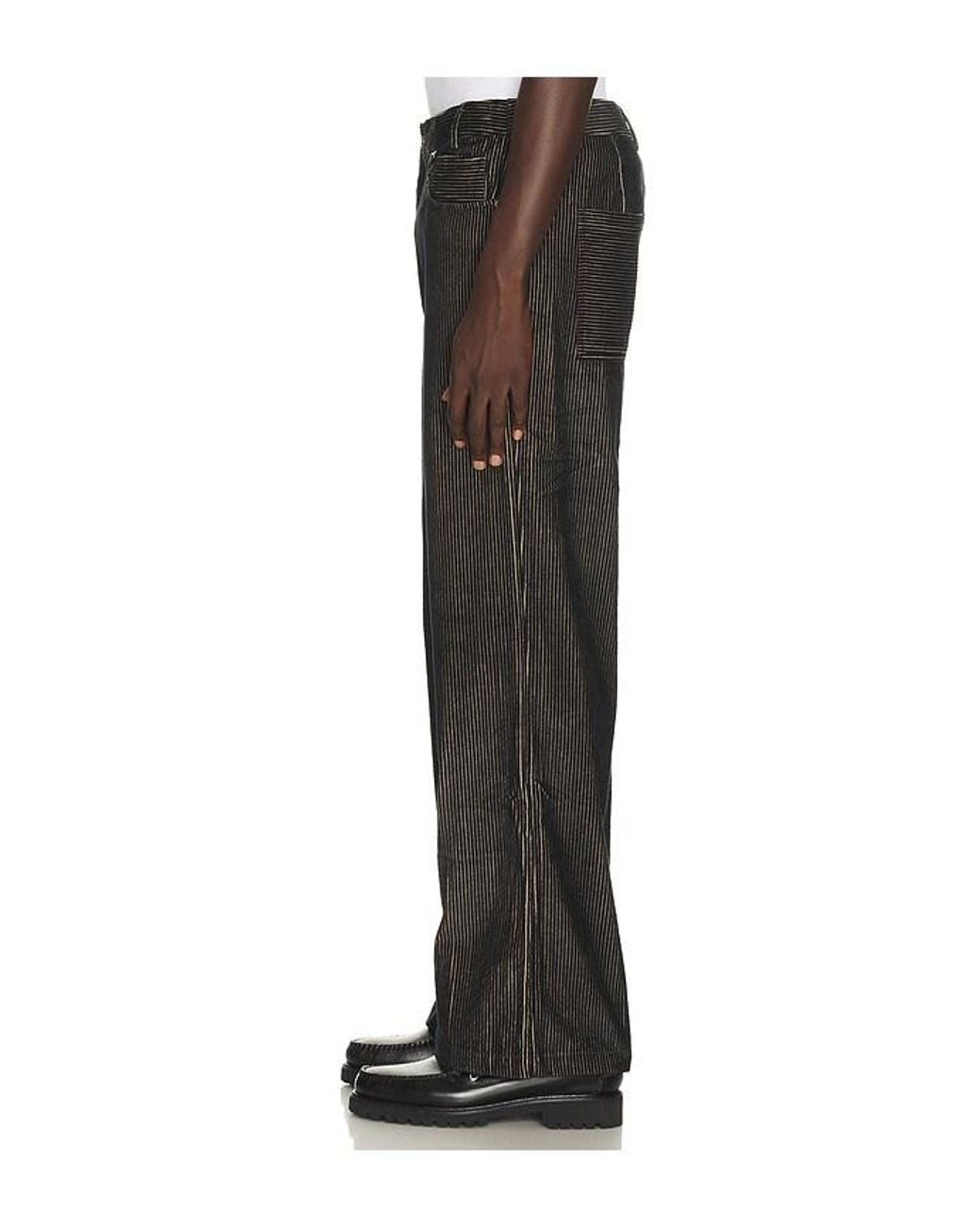 KROST Black 5 Pocket Corduroy Trousers for men