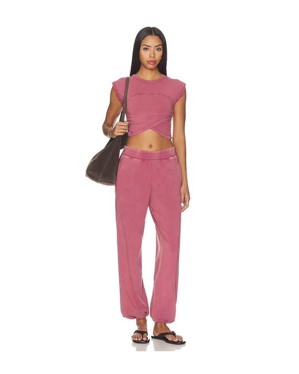 Free People Red X Fp Movement Hot Shot Crossover Set