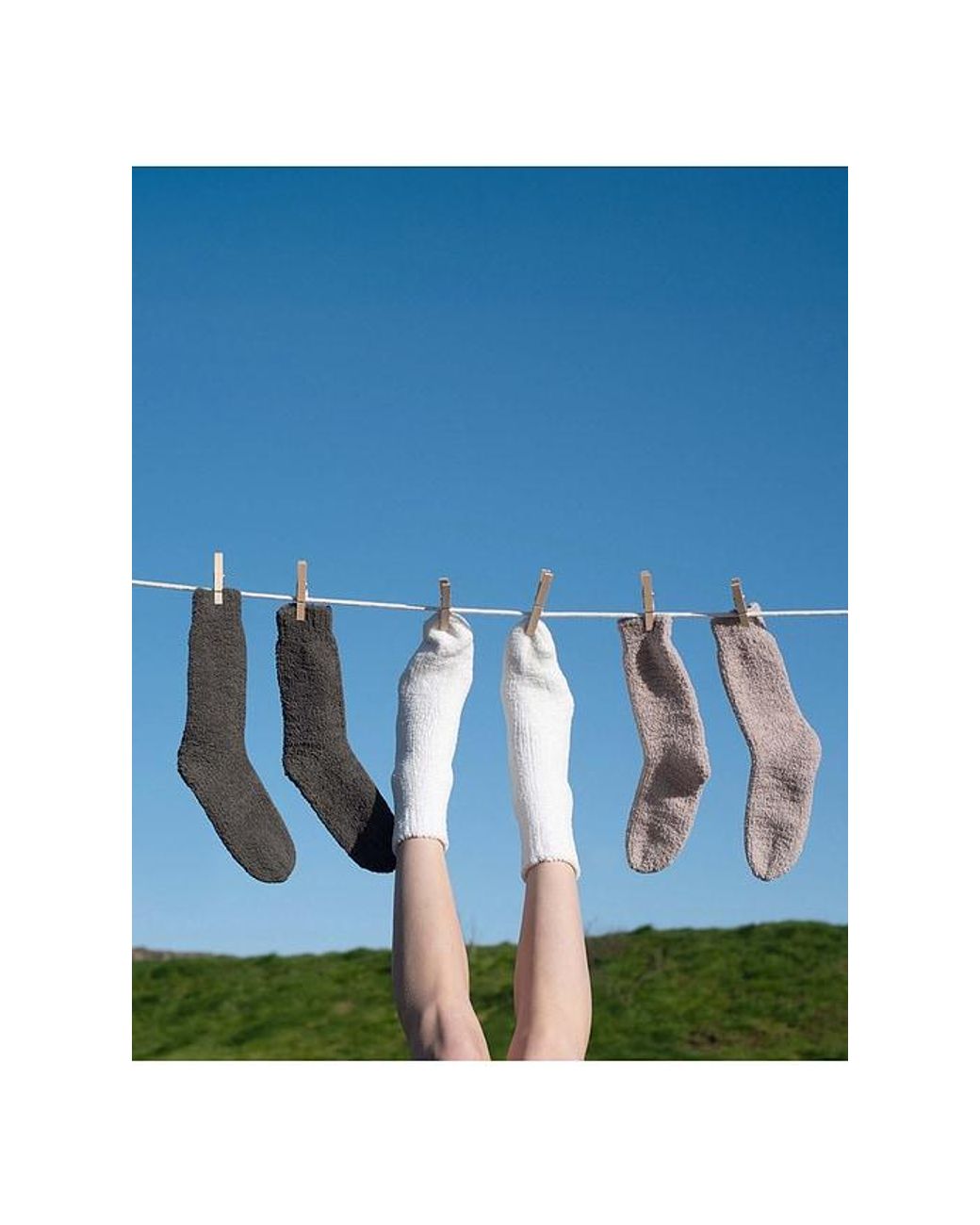 Sunday Citizen White Snug Socks