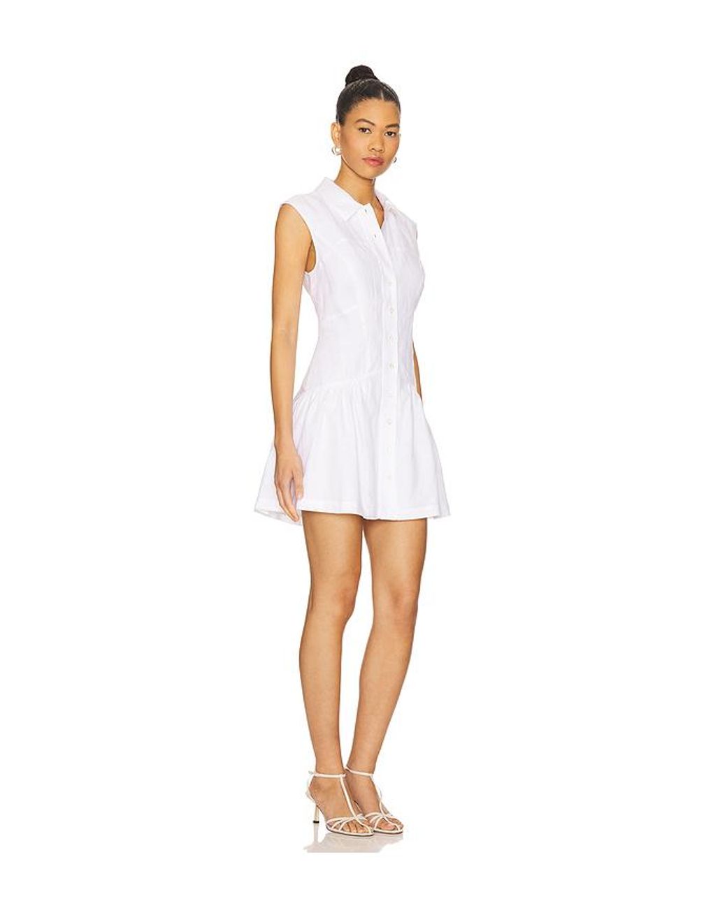 FRAME White The Linen Day Dress