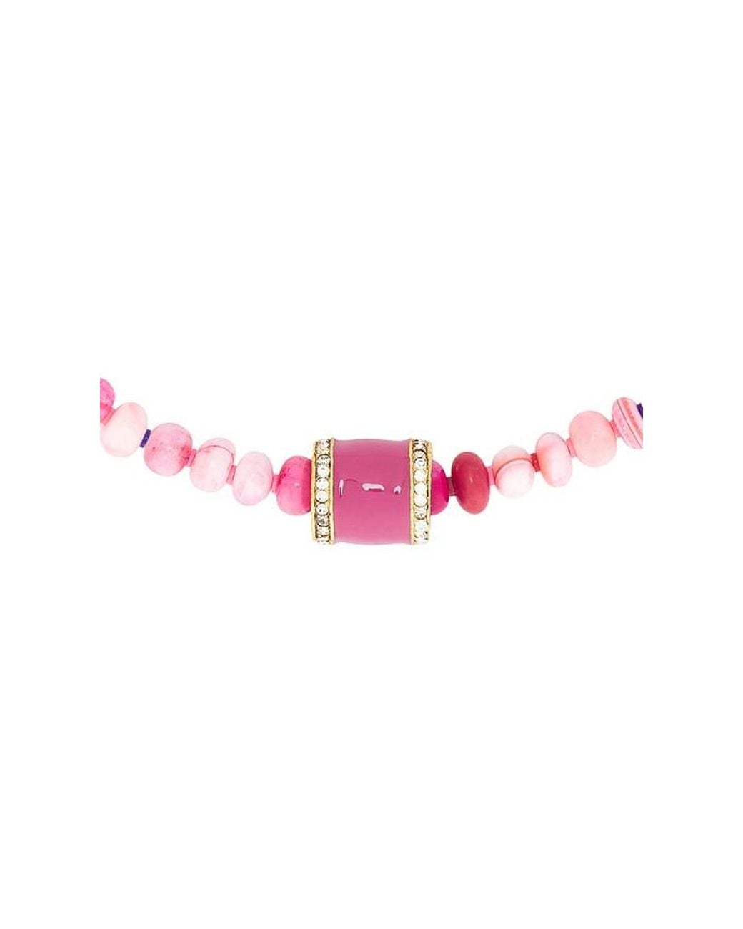 Elizabeth Cole Pink Chroma Necklace