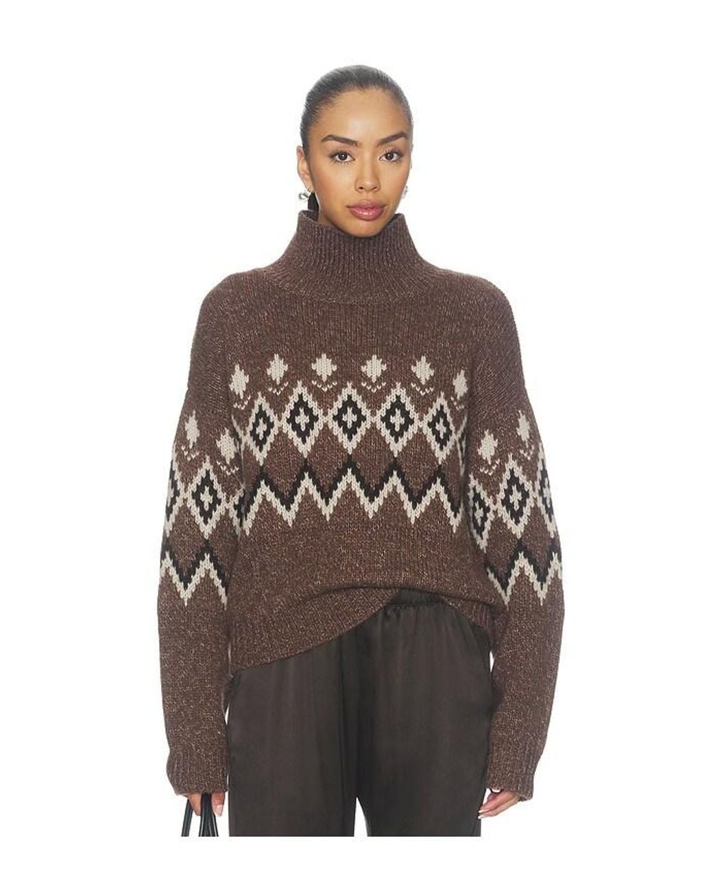 Lisa Yang Brown Gudrun Sweater
