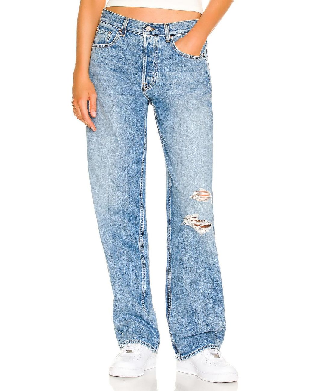 GRLFRND Cotton Bella Low Rise Boyfriend 