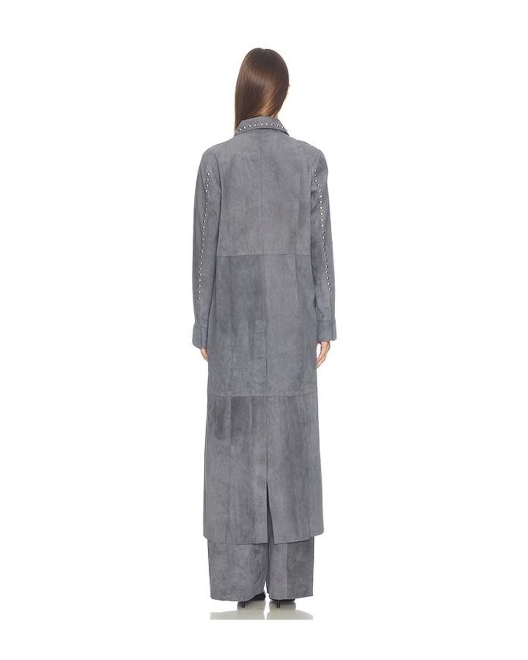 ZUT Gray Studded Antar Coat