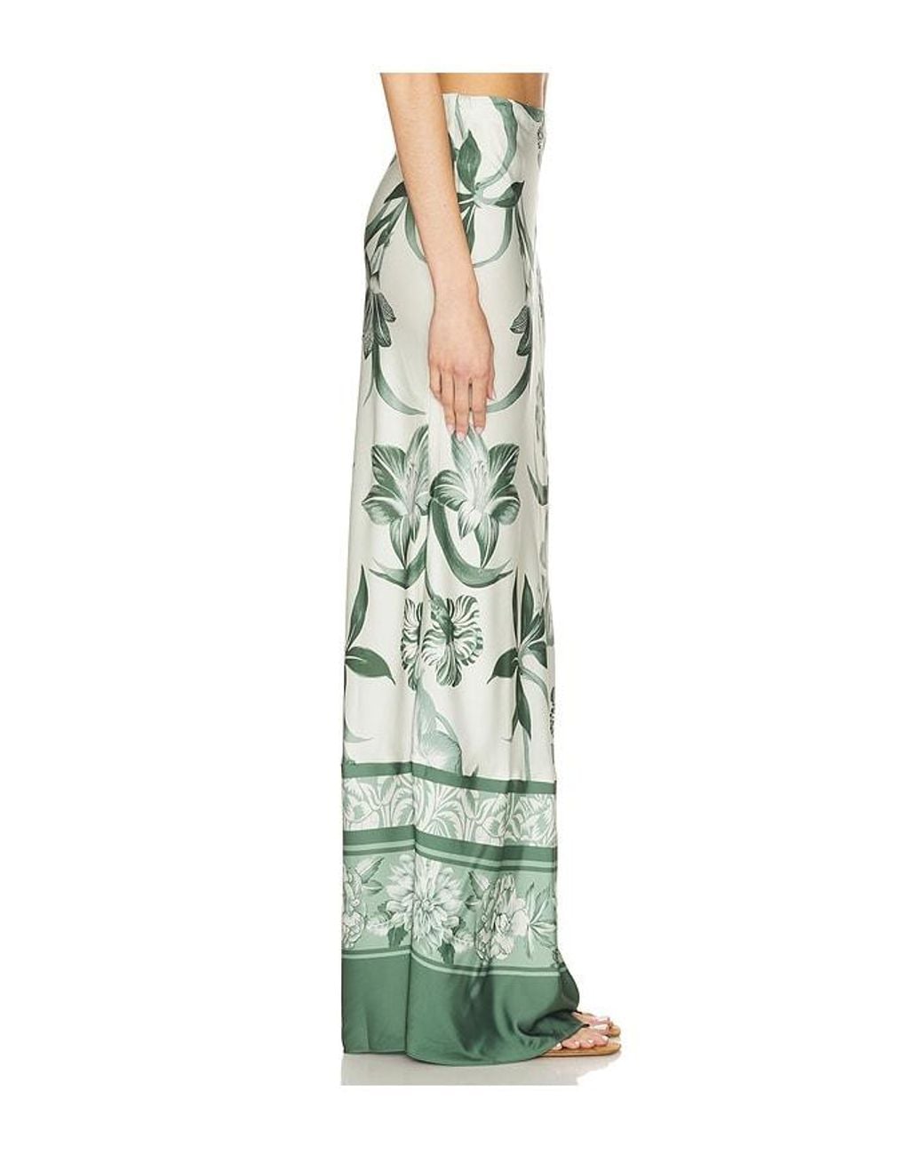 Rococo Sand Green Maxi Skirt