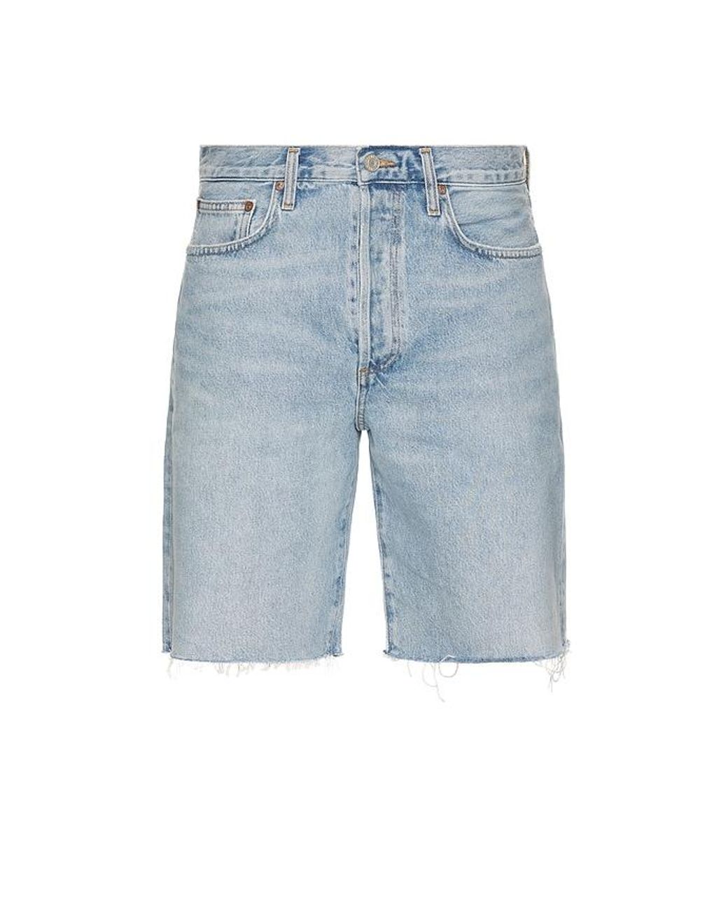 Anson Shorts En Color Azul Talla En Agolde de hombre de color Blue