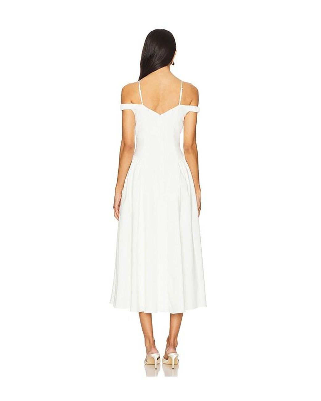 Astr White Elvinia Dress