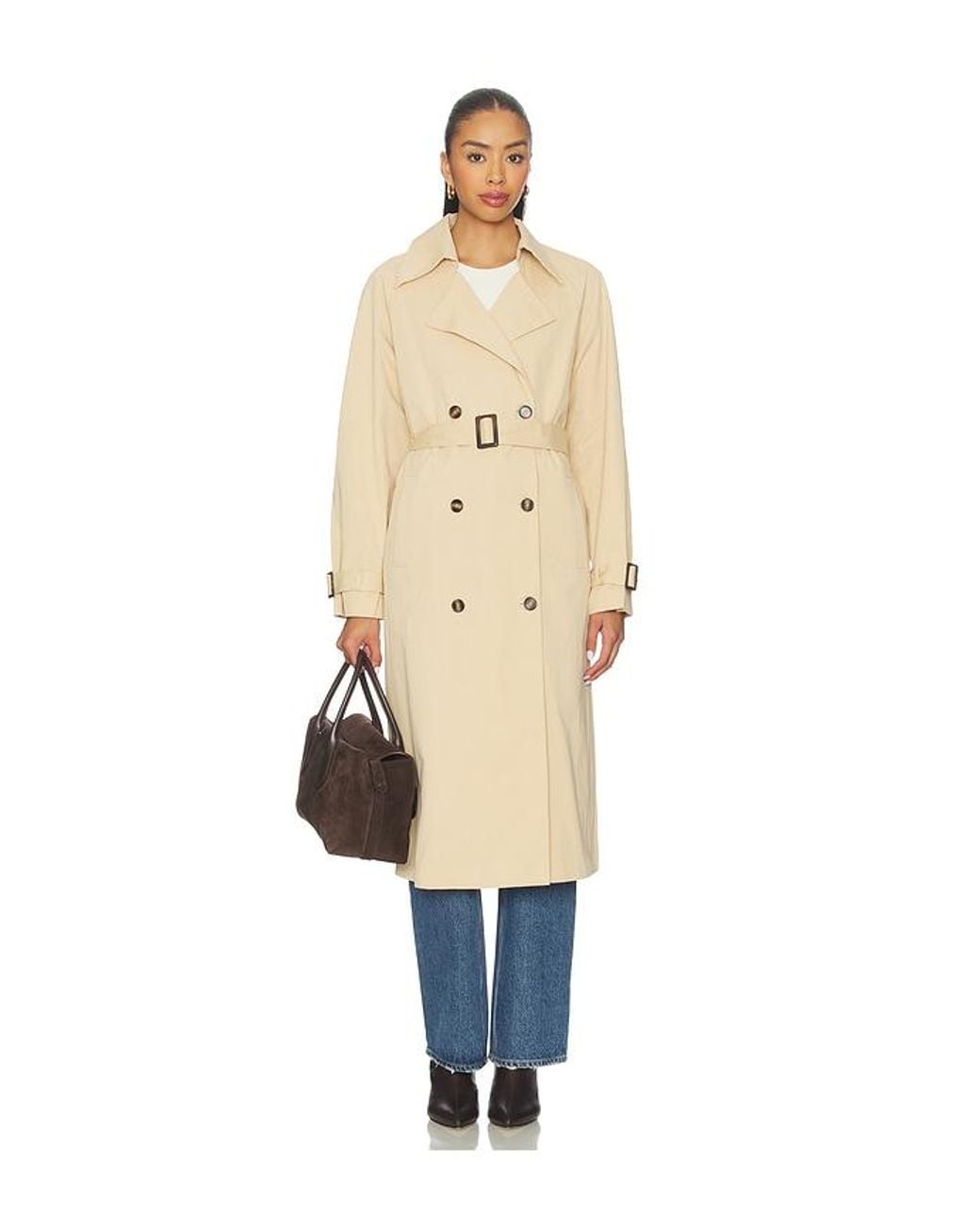 ALL THE WAYS Natural Kendall Trench Coat