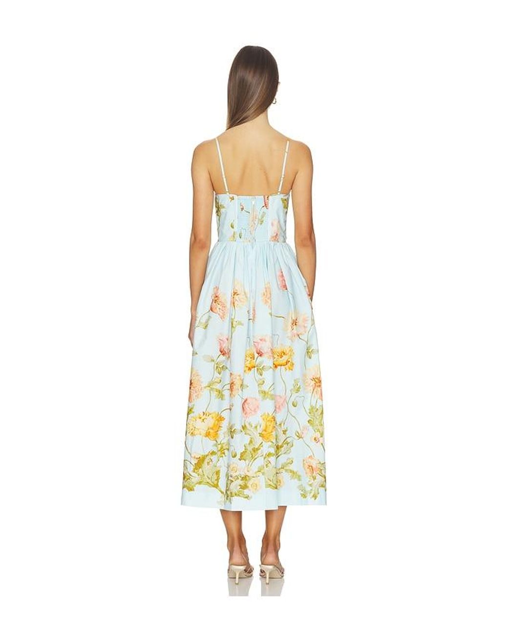 Cara Cara White Alba Midi Dress