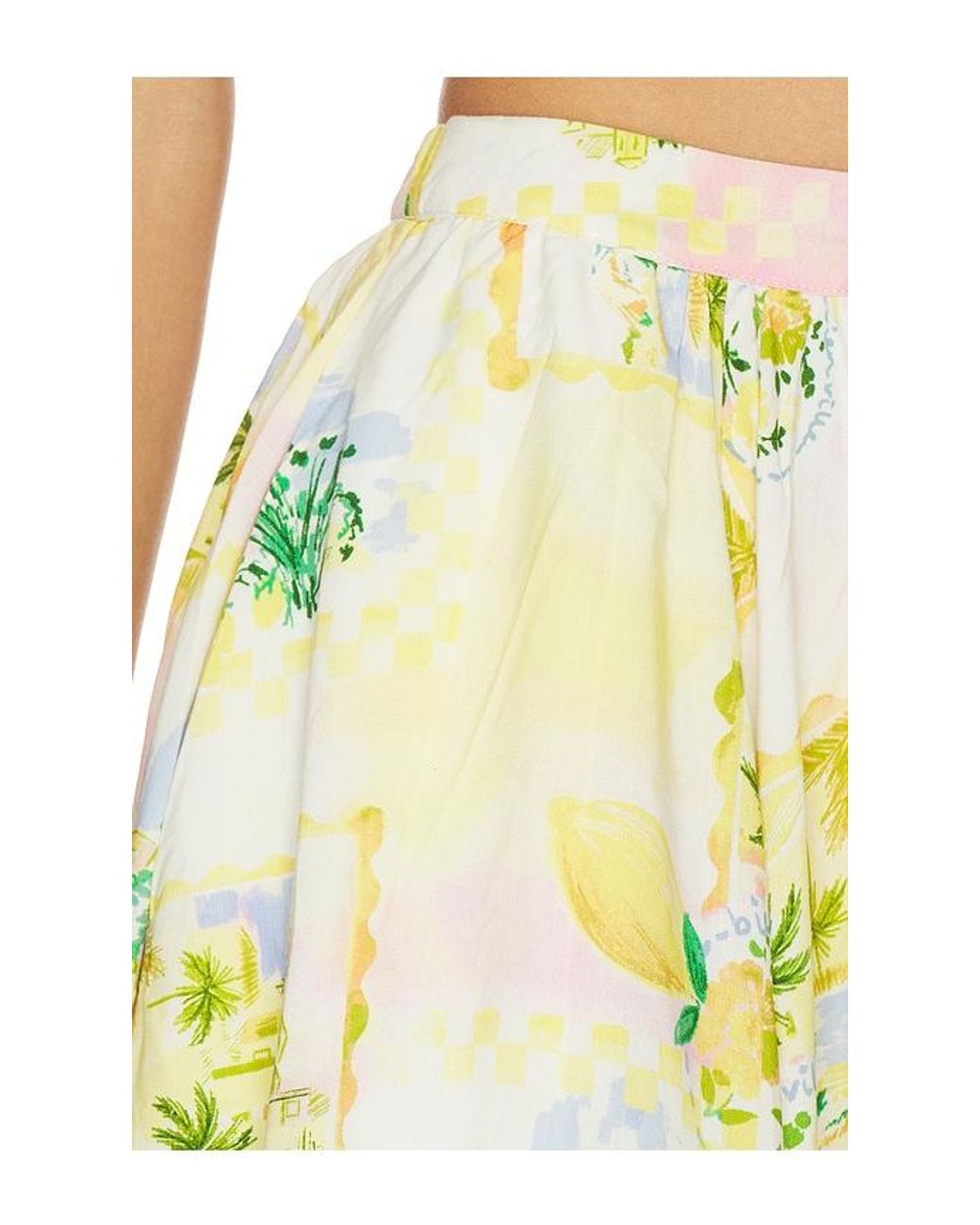 Astr Yellow Kaleigh Skirt
