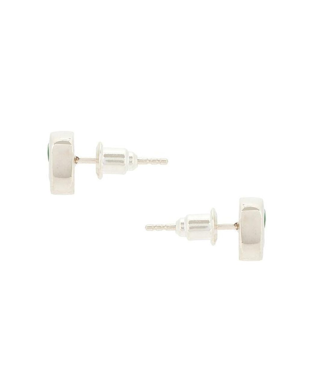 Maple Blue Smiley Earrings for men