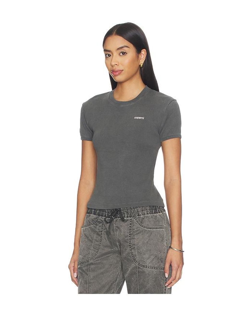 Coperni Gray Baby Tee