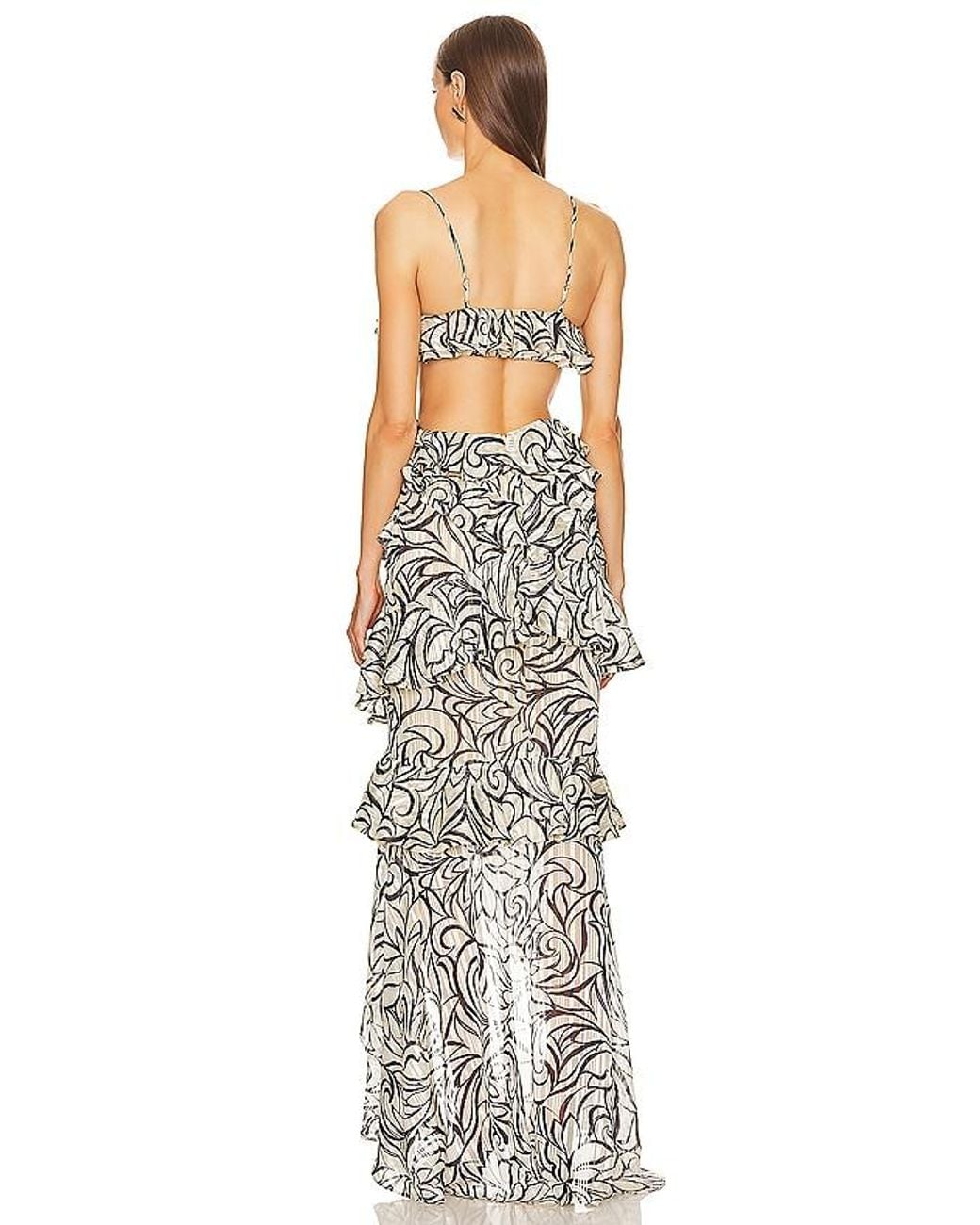 Michael Costello Multicolor X Revolve Abby Gown