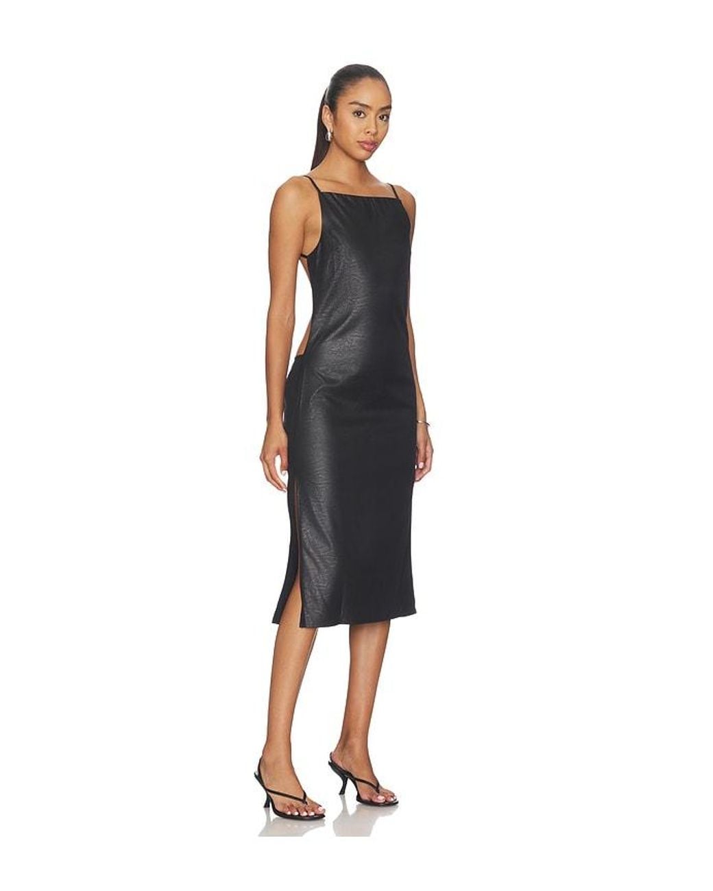 Lioness Black Alexa Midi Dress
