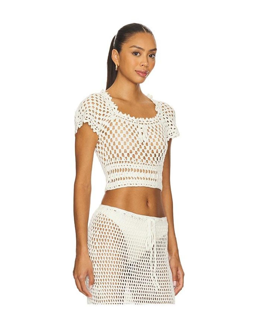 MORE TO COME White Aulani Top