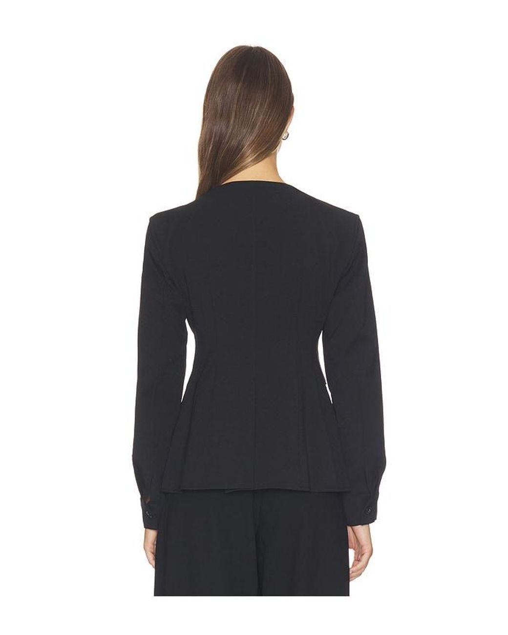 Source Unknown Black Matteo Cinched Blazer
