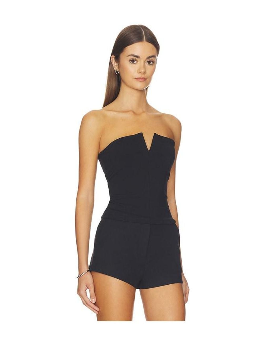 Susana Monaco Blue V Wire Tube Top