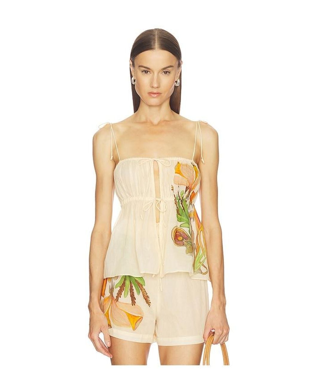 Ulla Johnson Natural Tallulah Coverup Top