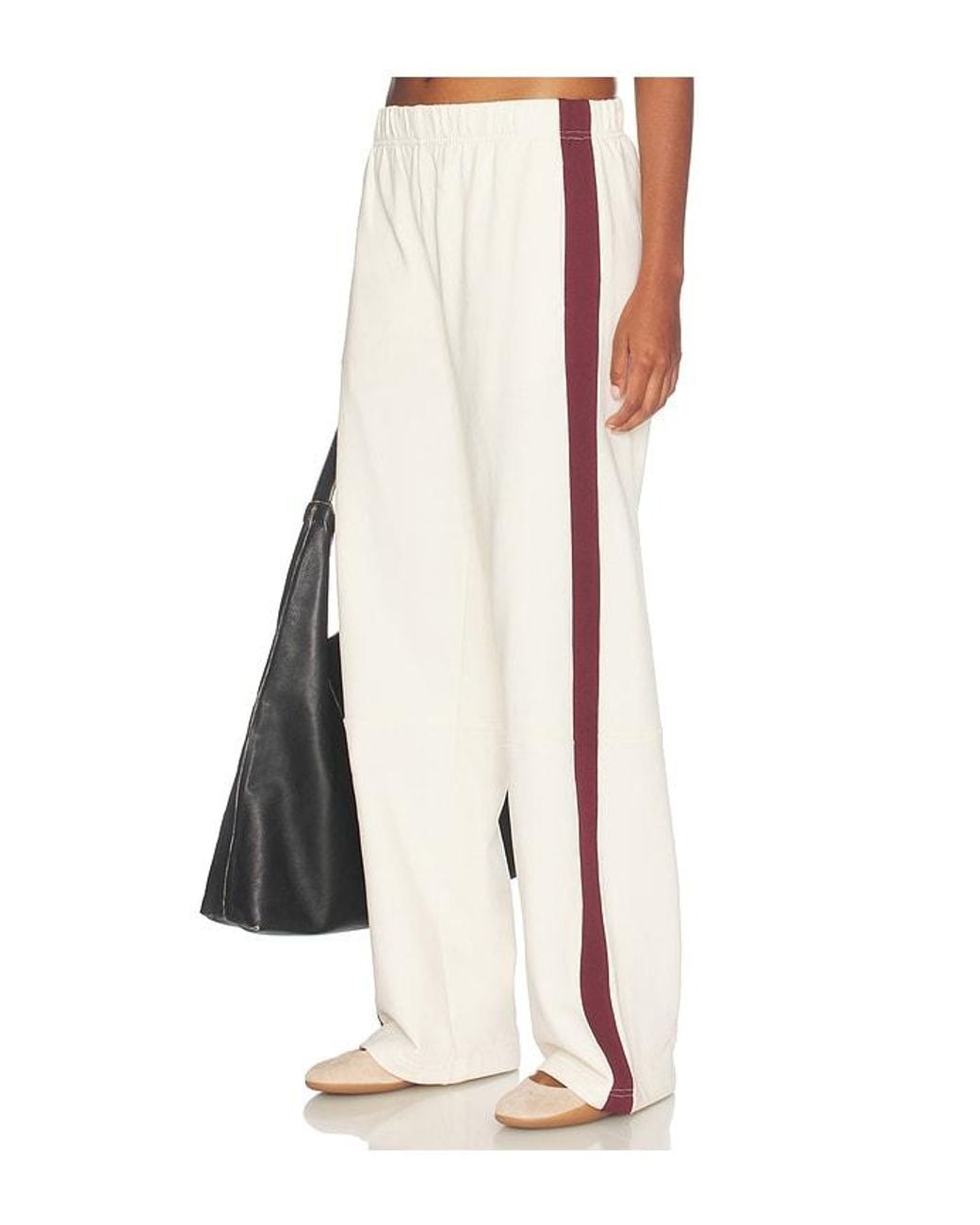 Rag & Bone White The Everyday Terry Seamed Track Pant