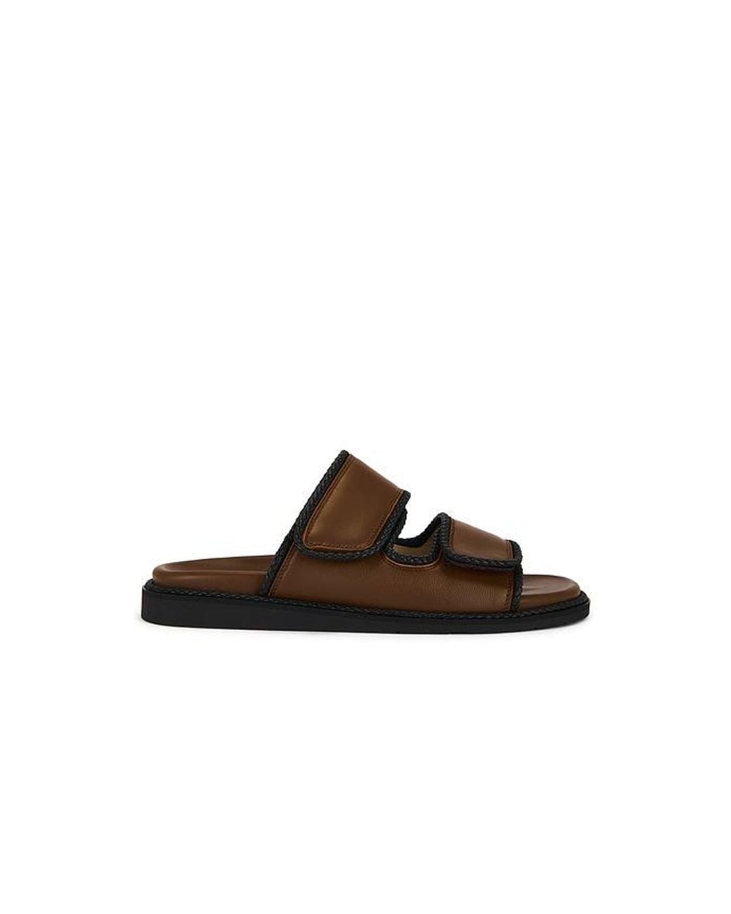 Dear Frances Brown Braided Slide