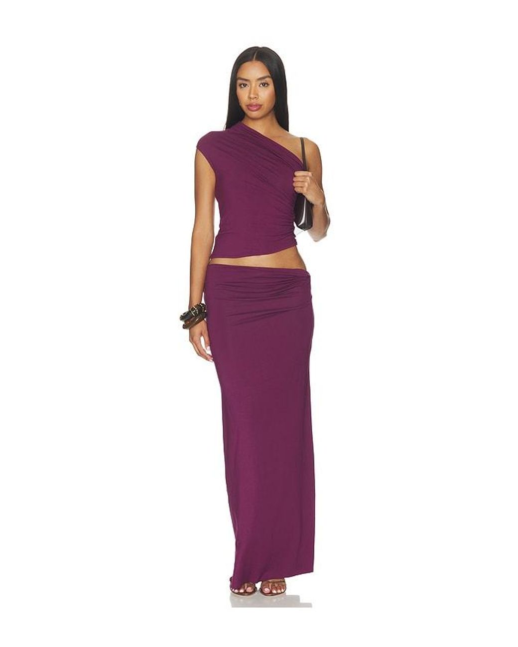 Nia Purple Pietro Skirt