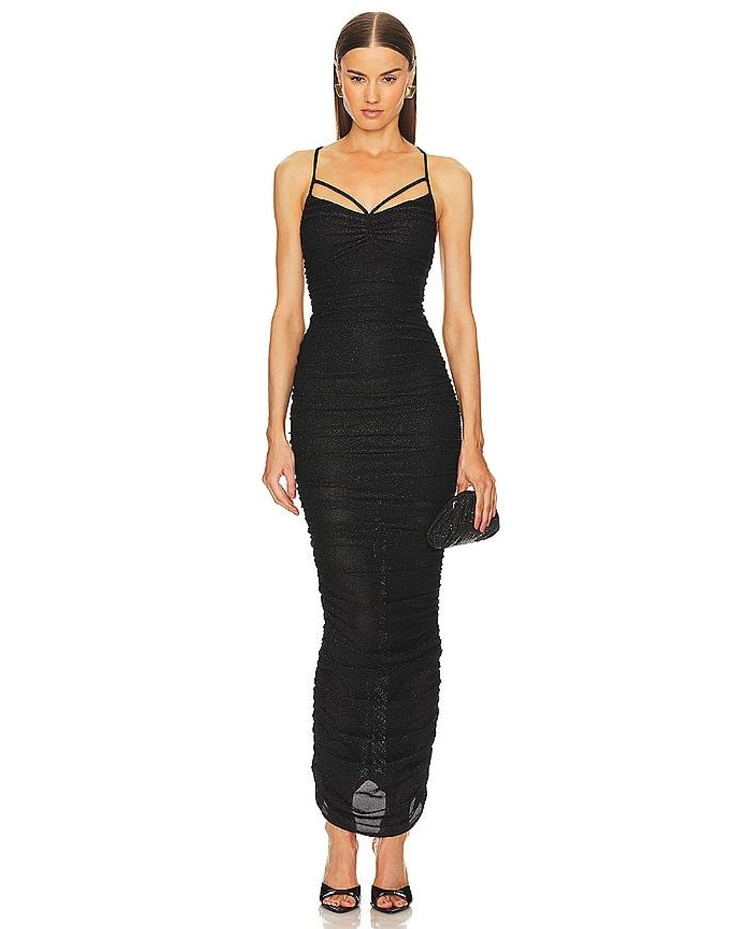 ROBE CORINNE en Black Michael Costello