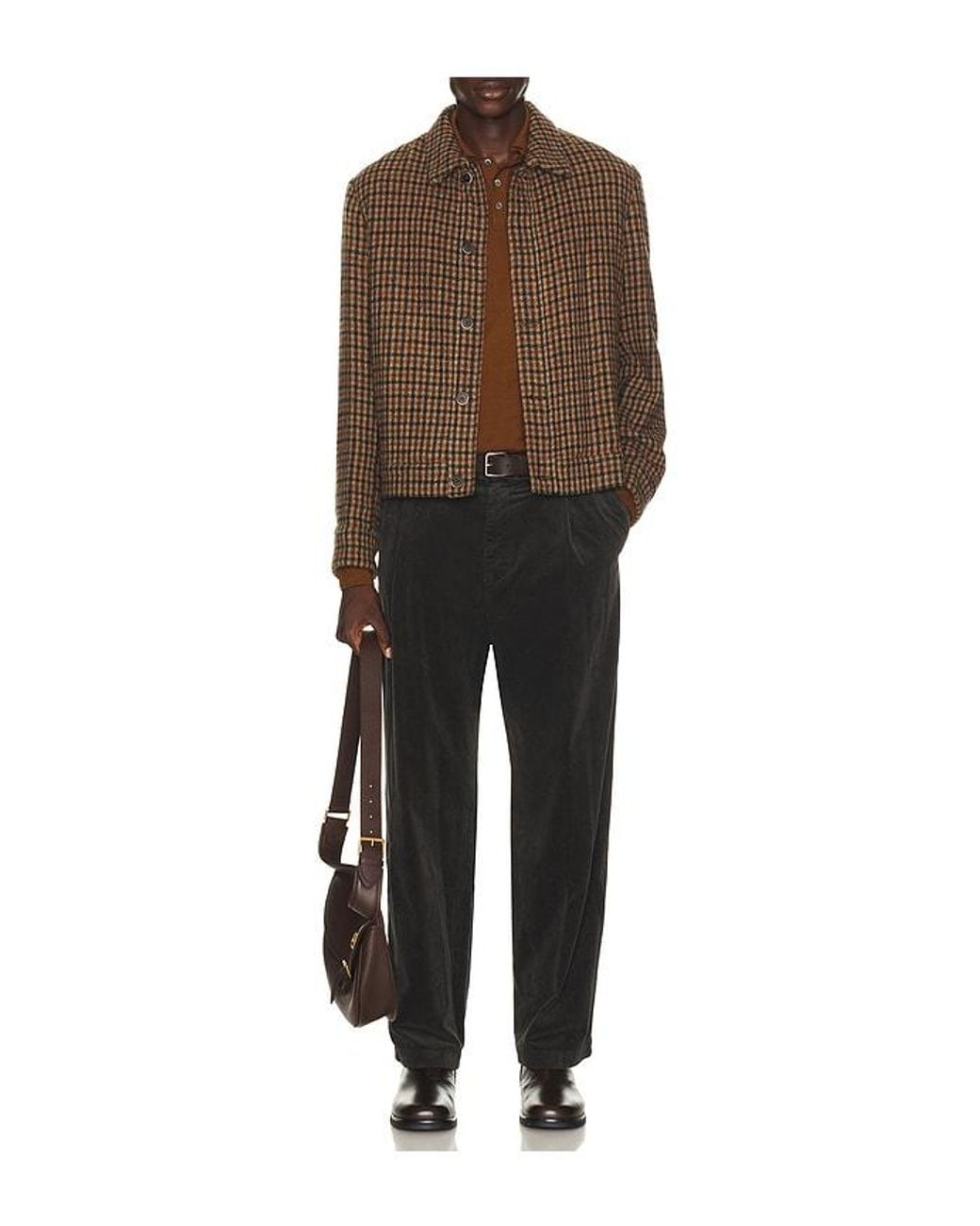 Barena Brown Overshirt Tablo Fasser for men