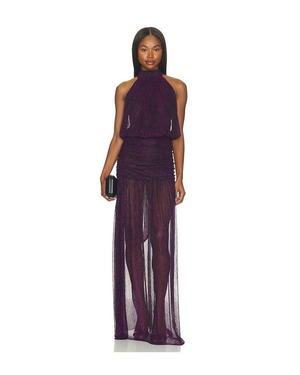 L'idée Purple Hall Gown