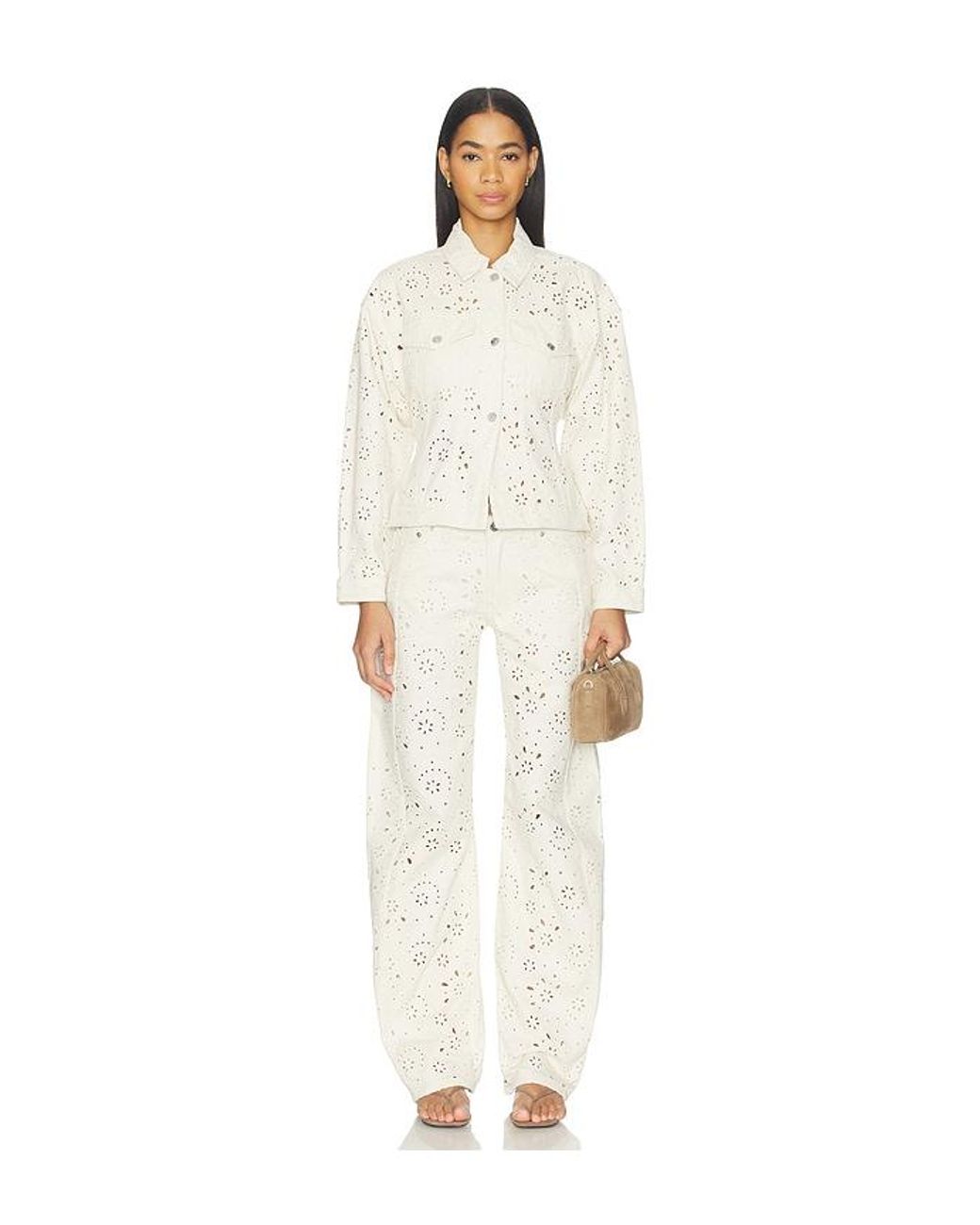 Steve Madden White Rori Jean