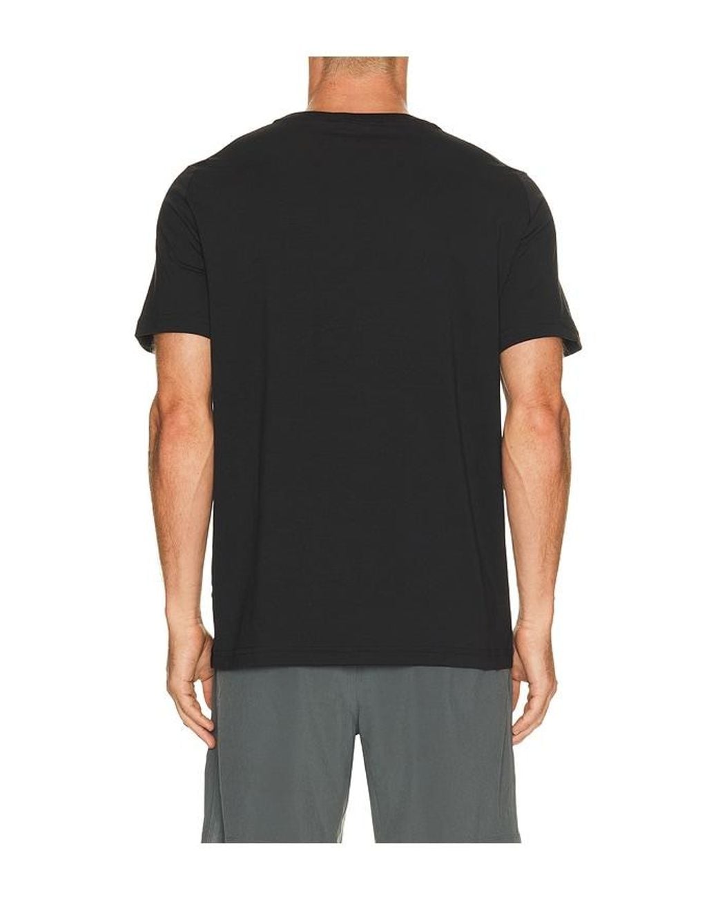 lululemon athletica Black Everyday Short Sleeve Tee Classic Fit Solid for men