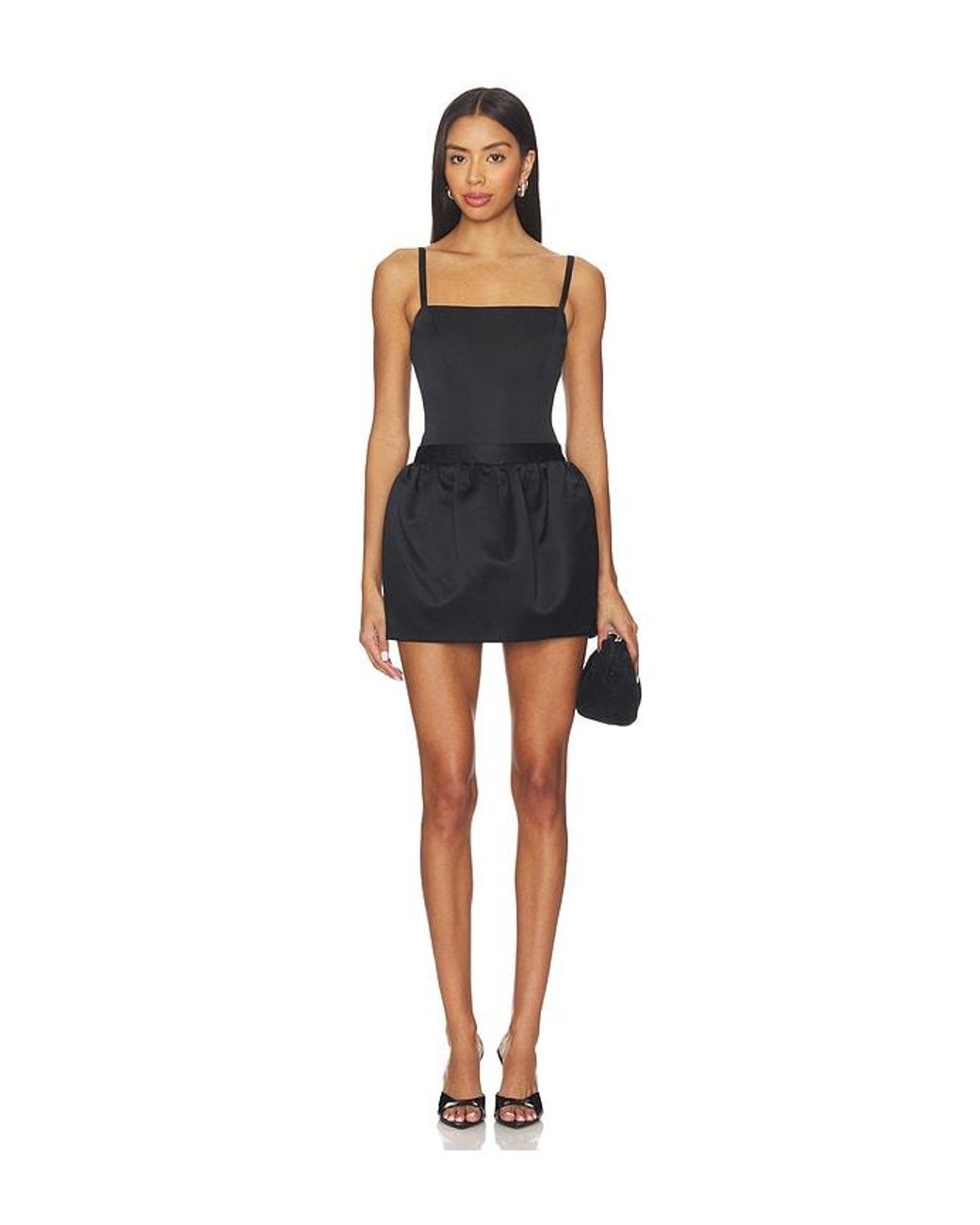 Lovers + Friends Black Audrey Mini Skirt