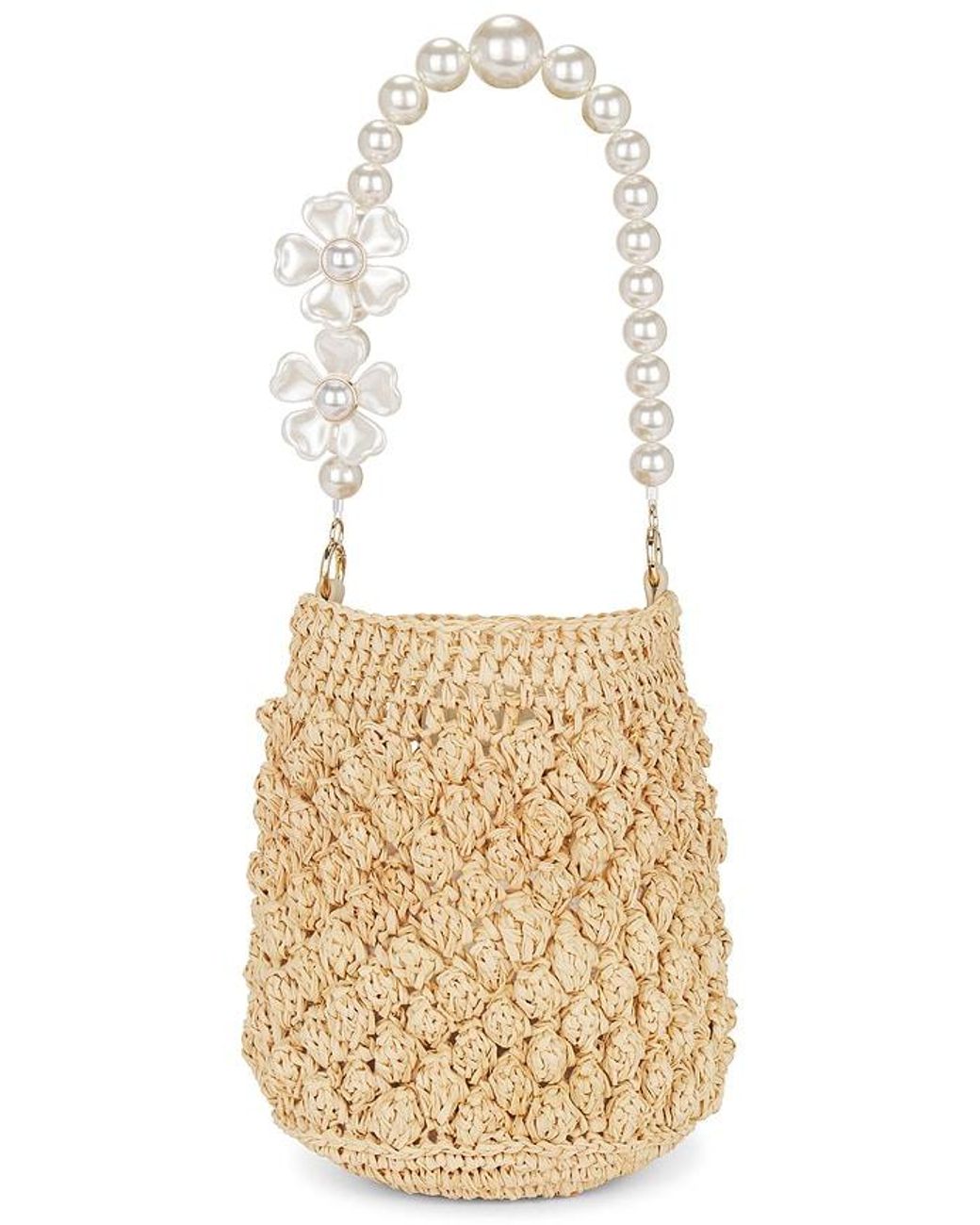 BTB Los Angeles White Uri Bucket Bag