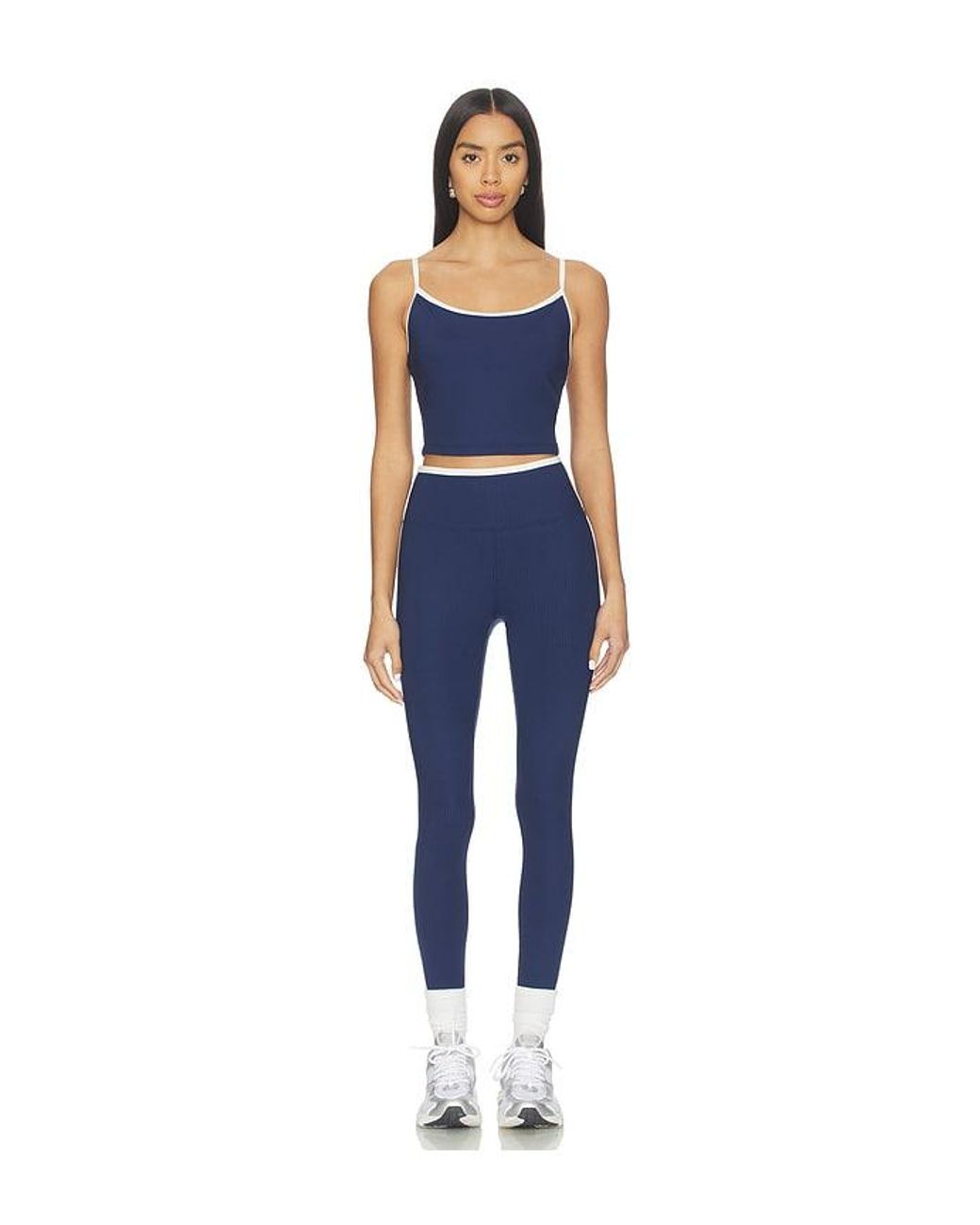 Year Of Ours Blue Ribbed Track Legging