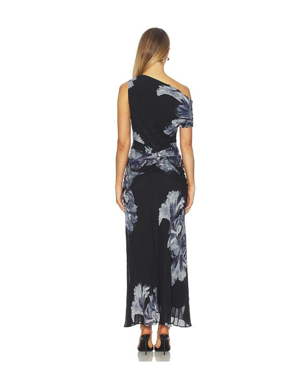 Nicholas Black Elza Off Shoulder Panelled Midi Dress