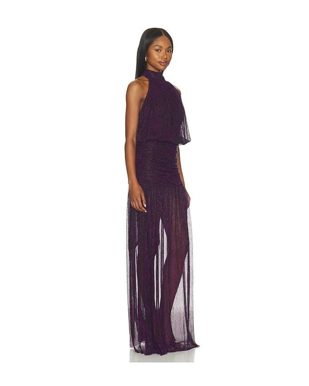 L'idée Purple Hall Gown