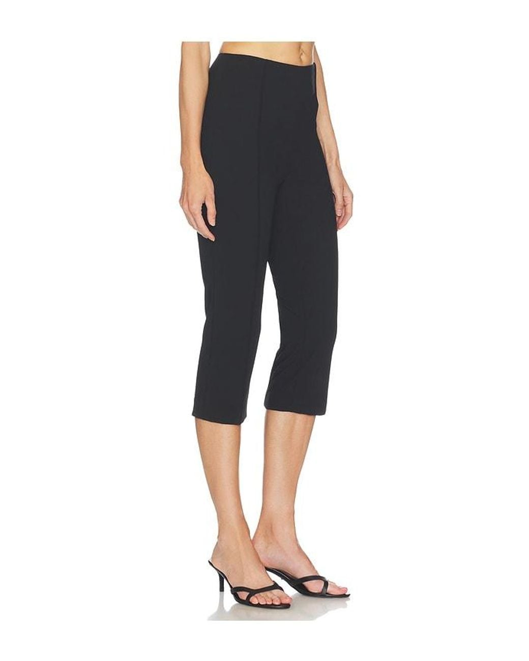 Smythe Black Pintuck Capri