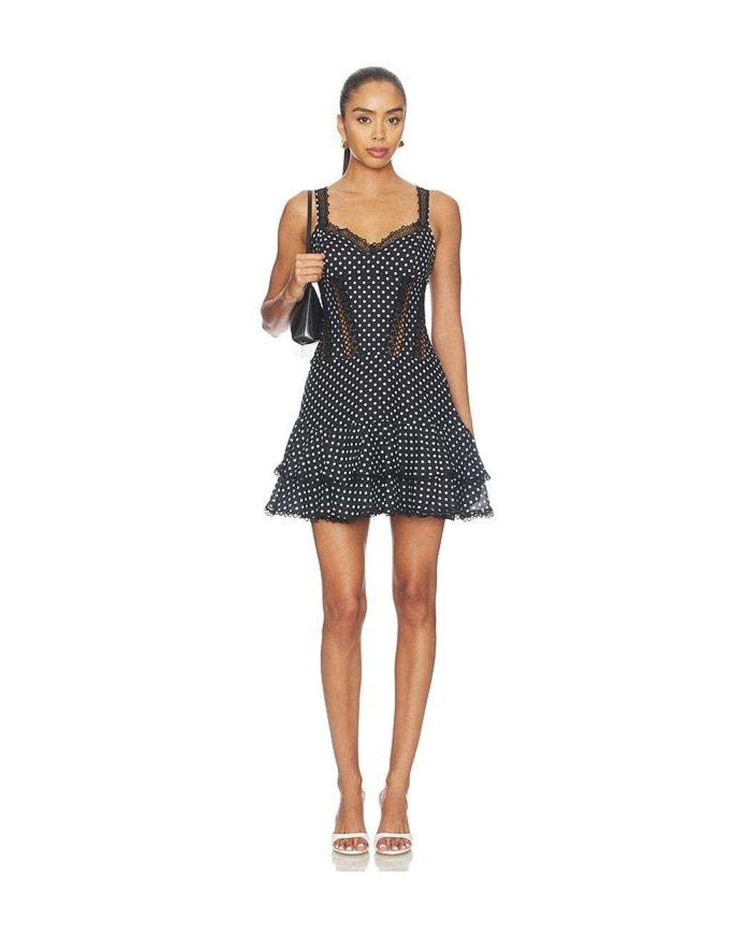 Charo Ruiz Black Carmen Short Dress